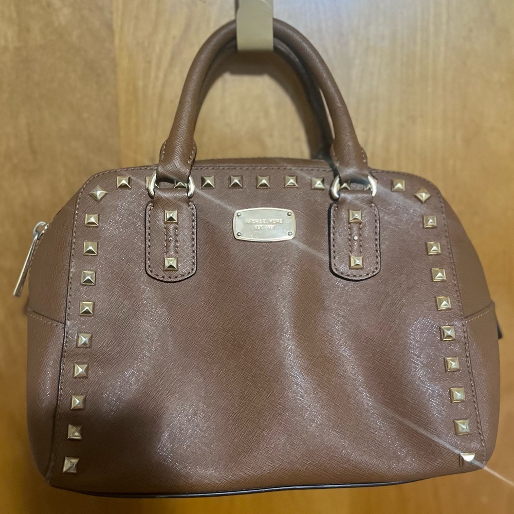 Beautiful Brown studded Michael Kors Bag